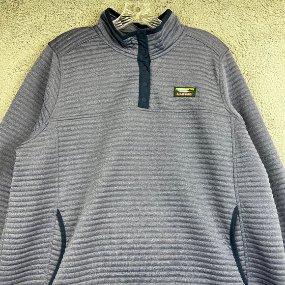 L.L. Bean 1/4 Button Up Marquee Roofing Lightweight Jacket women 1X - Picture 3 of 9